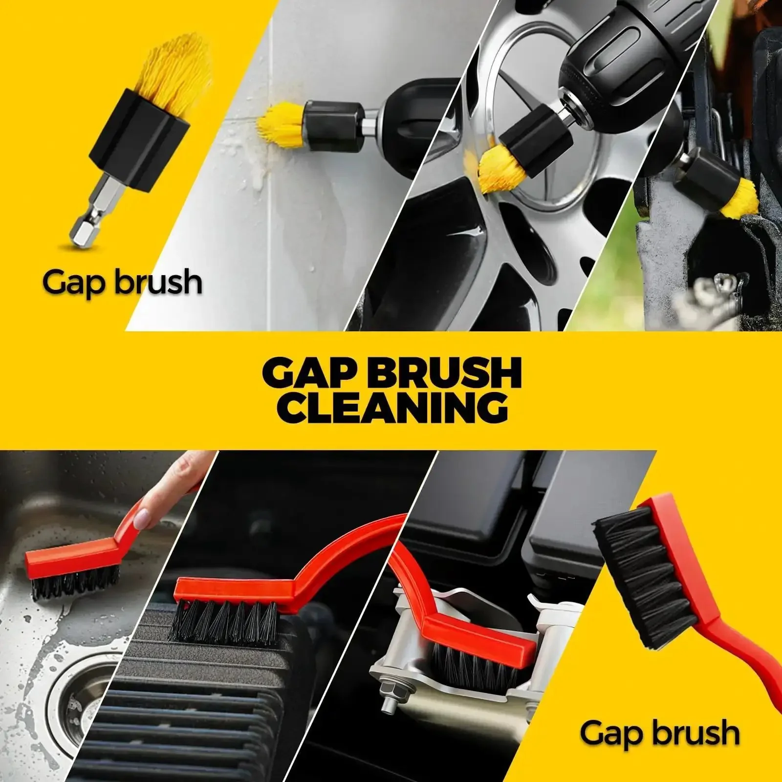 Dope 22 Piece Drill Brush Attachment Kit With Scrub Pads Sponges Buffing Pads Wax Applicator Pads Car Polishing Pads Power Scrubber Gear For Cleaning And Polishing Home Garage Masonry Cleaning Supplies - Image 4