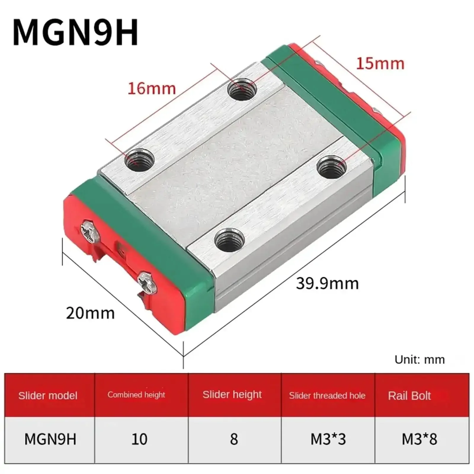 Dope Linear Rail Slide Kit From 100Mm To 500Mm With One Carriage 450Mm Rail Length Pro Grade Precision For CNC DIY Robotics Slick Motion And Accurate Positioning - Image 6