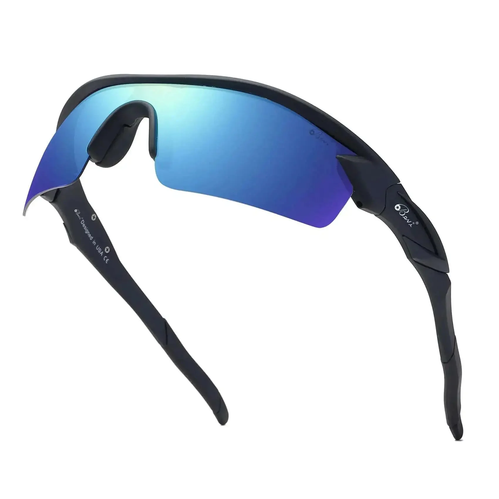 Dope Polarized Sports Sunglasses TR90 Unbreakable Frame For Men And Women Ideal For Running, Cycling, Golf, Baseball UV400 Protection TAC Seven Layer Lens, Blocks UVA UVB Rays With Color True Clarity