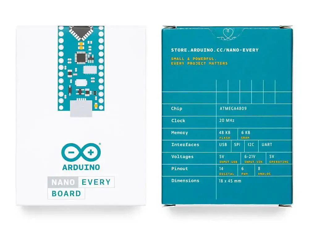 Dope Ultra Compact Nano Every Microcontroller Board With ATmega4809 48KB Flash 6KB SRAM 20 Digital IO Pins 8 Analog Inputs USB C Port Compatible With IDE For Quick And Easy Embedded Projects - Image 4