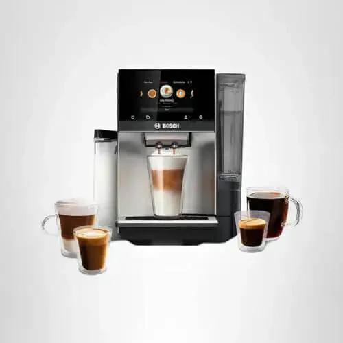 Double Cup Barista Style Home Fully Automatic Coffee Machine With 36 Drink Presets And Touchscreen Controls For Latte Macchiato Cappuccino Or Espresso Personalize Strength Size Milk Ratio And Aroma Large Bean Hopper Easy Clean Stainless Steel - Image 2