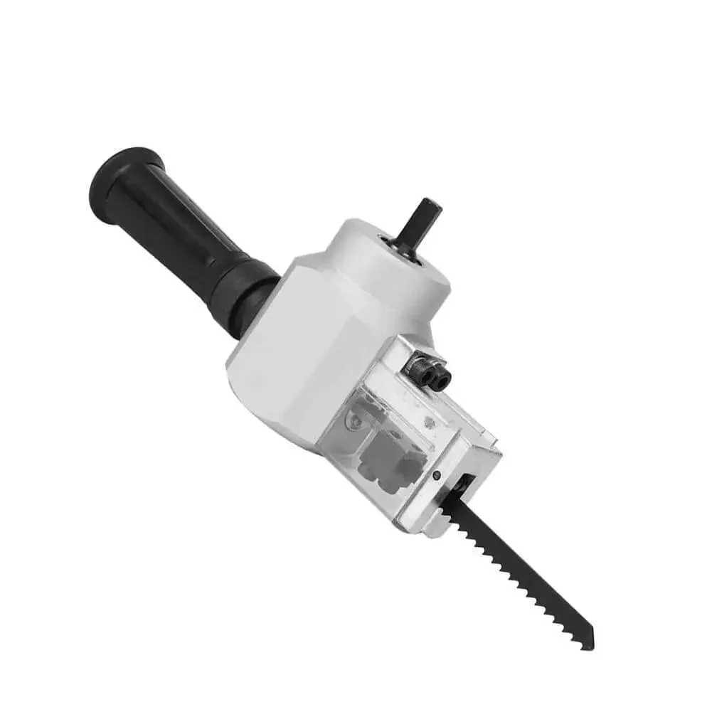 Double Head Metal Cutter Nibbler Drill Attachment For Metal Sheets Wood And Plastics Portable Electric Sheet Cutter With Wrench Quick Cut Durable Versatile Tool For Car Repair Metal Fabrication And Do It Yourself Projects - Image 2
