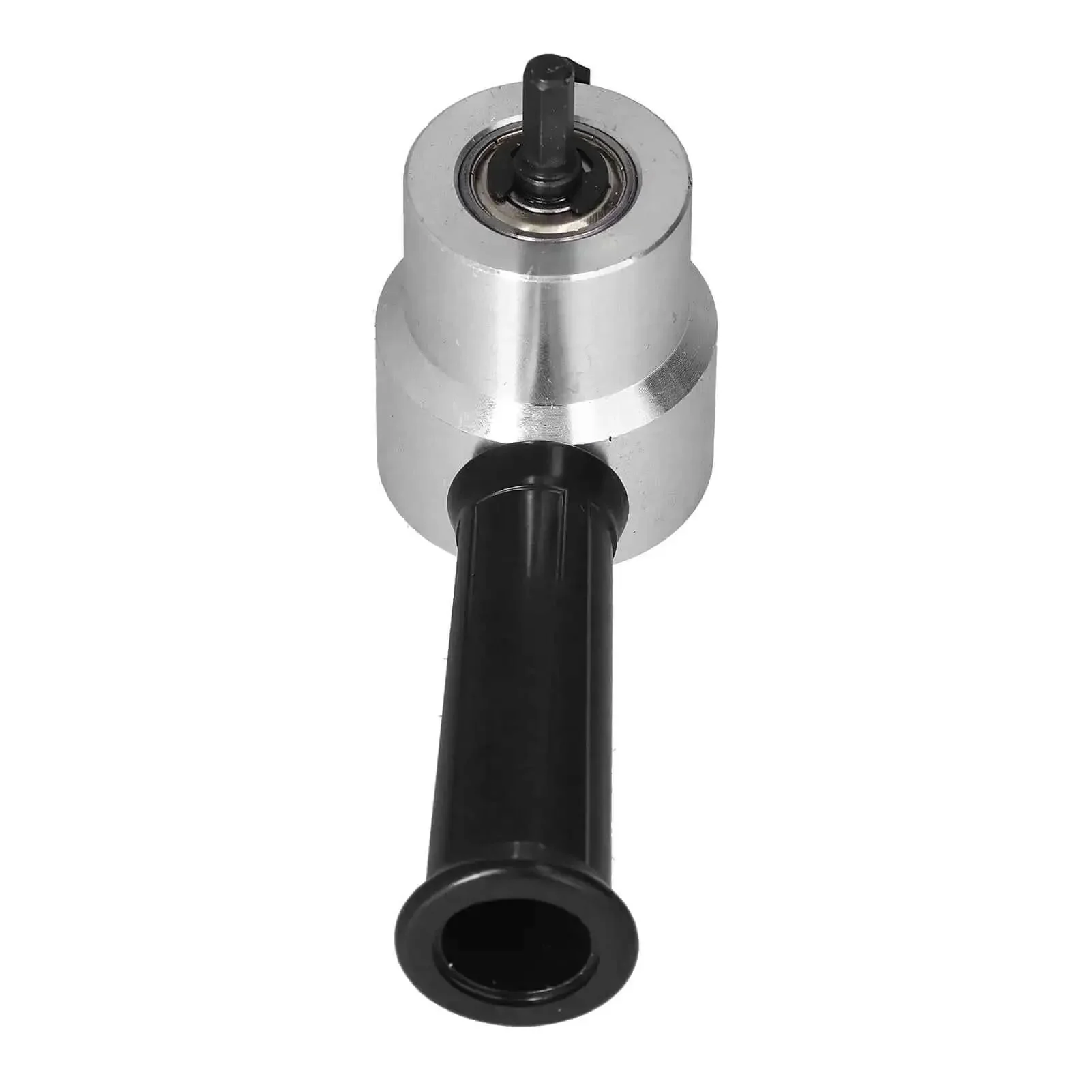 Double Head Metal Cutter Sheet Nibbler Electric Drill Attachment For Circle Cutting With 360 Degree Handle, Fast Clean Cuts On Straight Lines Curves And Arcs At 1500 To 3000 RPM, Heavy Duty DIY Metalworking Tool - Image 4