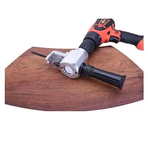 Double Head Metal Cutting Nibbler Saw With Case Sheet Metal Cutting Tool For Iron And Stainless Steel Cuts 1.6mm Iron 1.2mm Stainless Wood Plastic And Plywood Up To 20mm Fits 10mm Drills Great For DIY Projects - Image 3