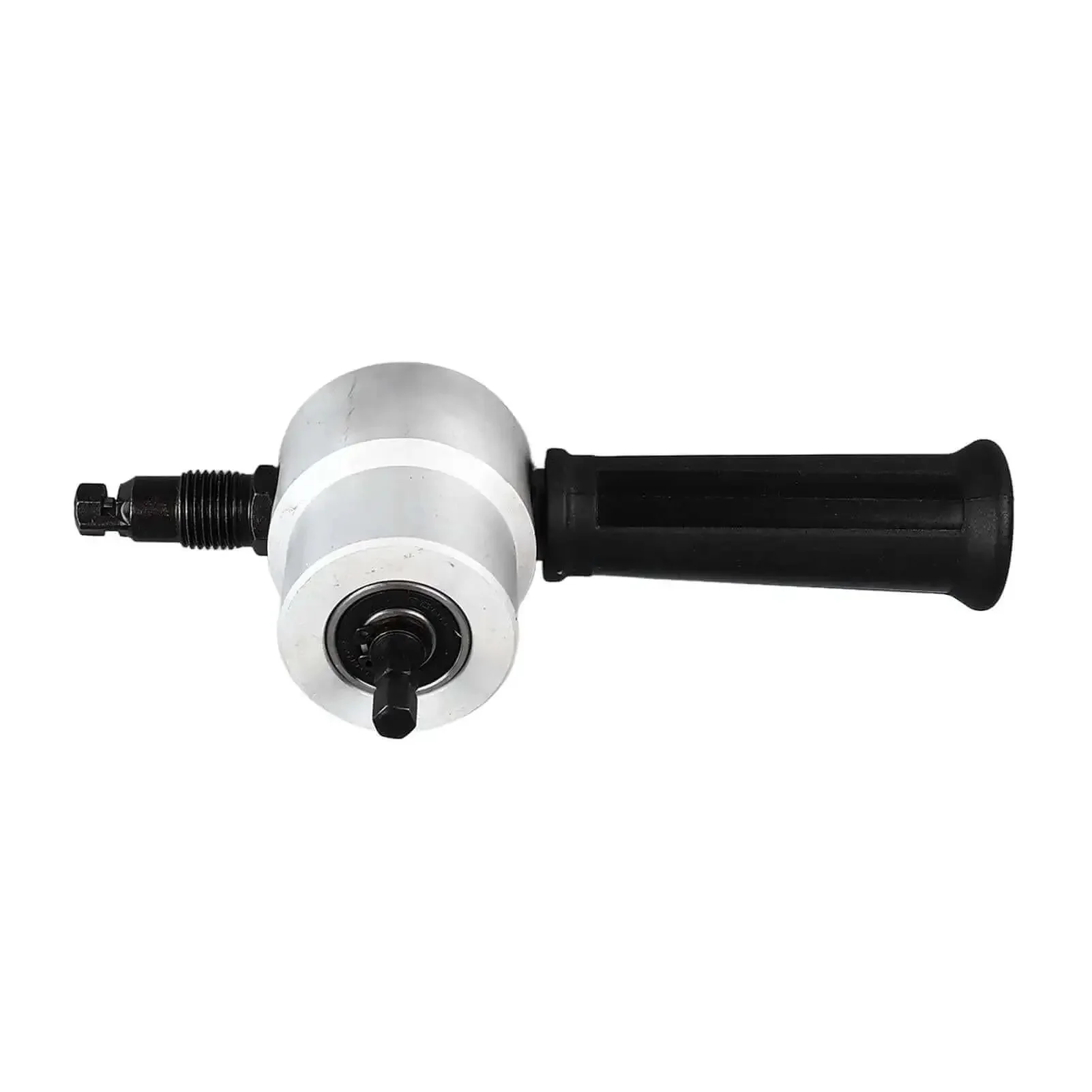 Double Head Metal Nibbler Drill Attachment With 360 Degree Adjustable Head For Fast Smooth Cuts In Iron Steel Aluminum And Copper Plates Pro Carpenter Tool That Cuts Faster No Sweat - Image 2