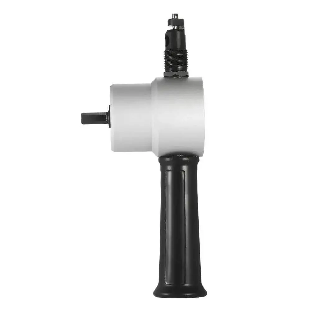 Double Head Nibbler For Metal Cutting, 360 Degree Adjustable Sheet Metal Cutter, Drill Attachment, Curved And Straight Cutting, Ergonomic Handle, Compact And Efficient Power Tool Accessory - Image 5