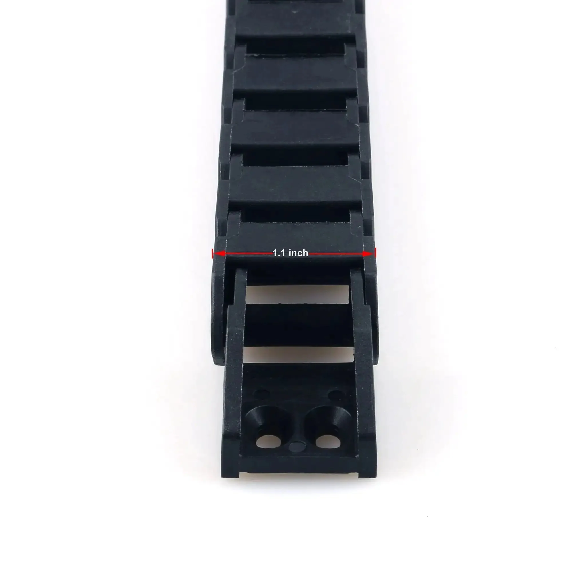 Drag Chain Cable Carrier 15x20mm Internal Size 1m Length Plastic Semi Enclosed Wire Guide For CNC Machines And Robotic Systems Easy Install Durable Black Fits Cables Up To 3mm Outer Diameter - Image 4