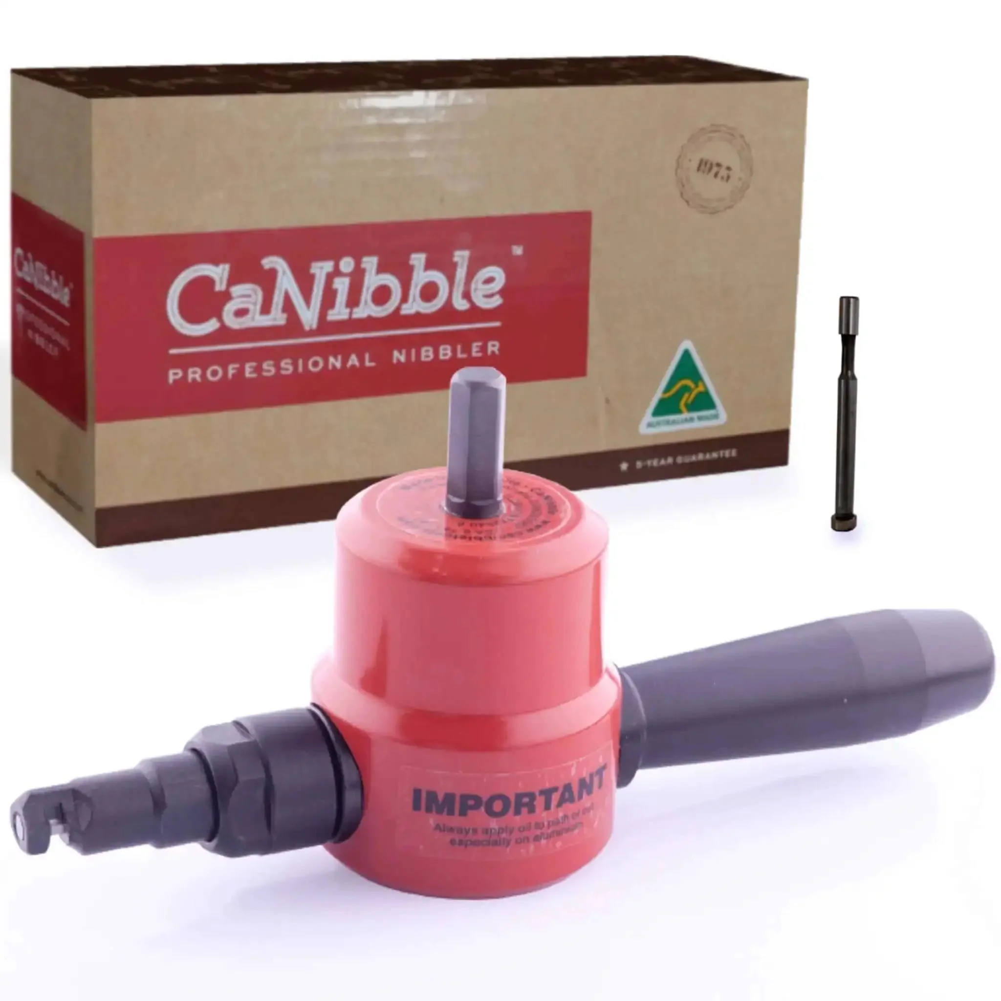 Drill Attachment Nibbler For Flat And Corrugated Sheet Metal Up To 14 Gauge Safe Burr-Free Cut Versatile 360 Degree Directional Cutting Works With Any Drill 1500-3000 RPM And 9mm Chuck Turns Your Drill Into A Badass Sheet Metal Cutter