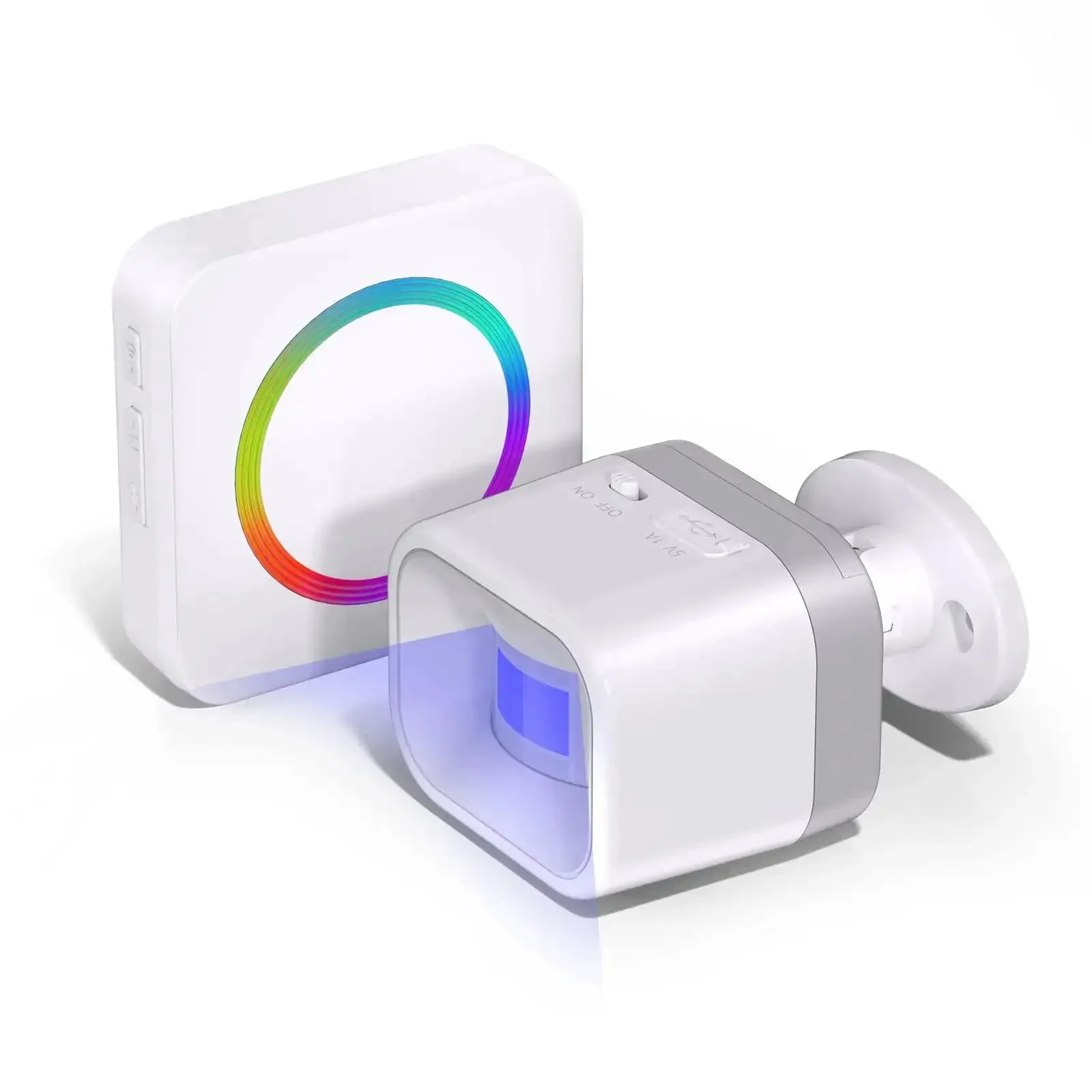 Driveway Alarm With Motion Sensor Door Chime 58 Melodies And 500 Feet Range Smart Detection That Stops False Ringing No Fuss Setup For Home Or Small Office Perfect For Business Entry Alerts And Elderly Care Monitoring