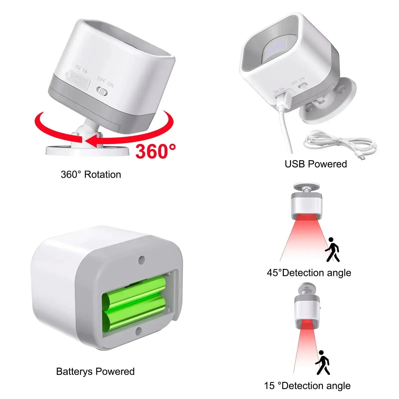 Driveway Alarm With Motion Sensor Door Chime 58 Melodies And 500 Feet Range Smart Detection That Stops False Ringing No Fuss Setup For Home Or Small Office Perfect For Business Entry Alerts And Elderly Care Monitoring - Image 3