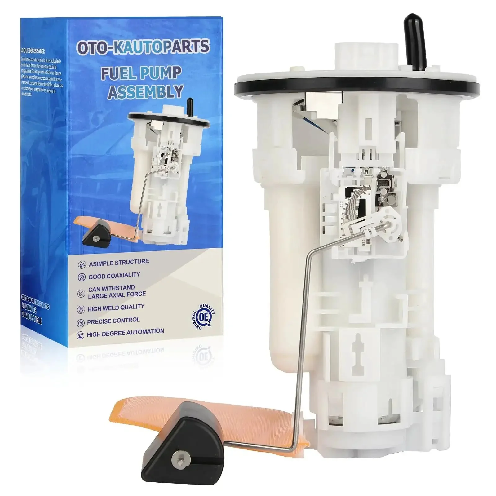 Drop-In Electric Fuel Pump Module Assembly For Toyota Corolla And Chevy Prizm 1998 1999 2000 2001 2002 1.8L L4 Gas Direct Fit Replacement OEM-Grade Fuel Pump Assembly Replaces FG2218 SP9163M 77024-02010 83320-12620 23221-0D010