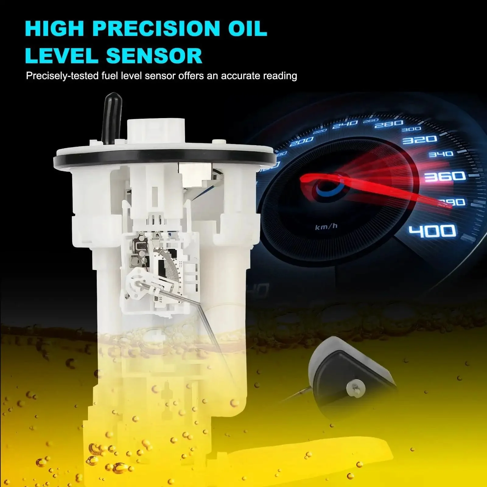 Drop-In Electric Fuel Pump Module Assembly For Toyota Corolla And Chevy Prizm 1998 1999 2000 2001 2002 1.8L L4 Gas Direct Fit Replacement OEM-Grade Fuel Pump Assembly Replaces FG2218 SP9163M 77024-02010 83320-12620 23221-0D010 - Image 5
