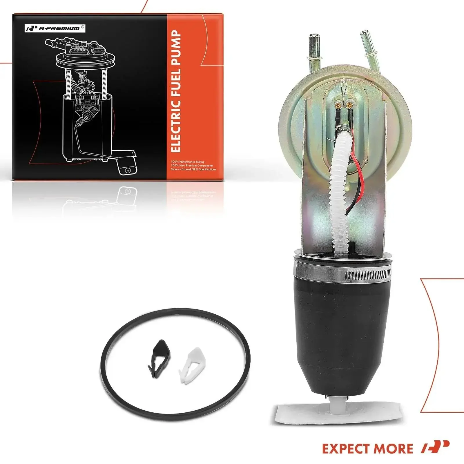 Drop-In Electric Fuel Pump Replacement For Lincoln Mark VI 1983 Town Car 1983-1989, Ford LTD 1983-1986, LTD Crown Victoria 1987-1989, Mercury Grand Marquis 1983-1989, Gasoline V8 5.0L, Replaces E3VZ-9350A E6VZ-9350A - Image 2