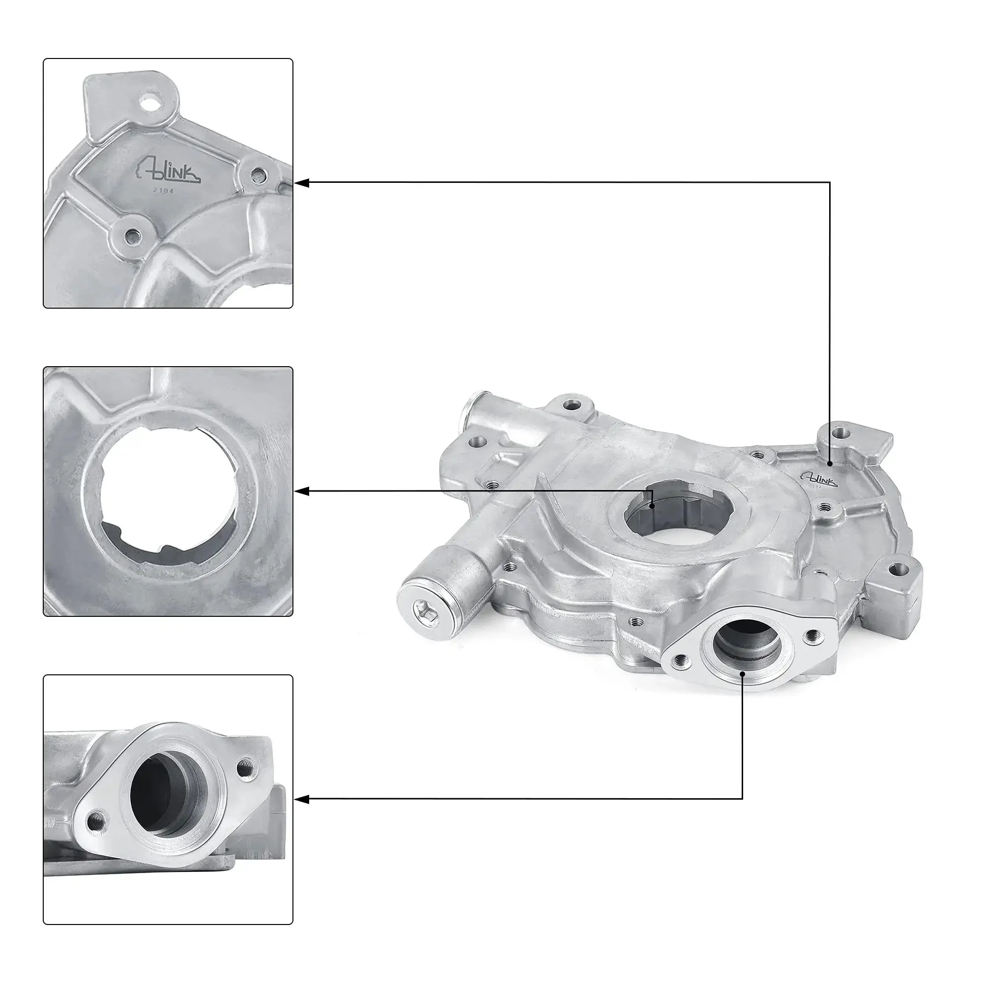 Drop In Engine Oil Pump Replacement M340 For Ford F150 F250 Super Duty 5.4L 4.6L V8 Fits Explorer Sport Trac Expedition Mustang Lobo Navigator Mountaineer Lincoln Navigator Mark LT - Image 5