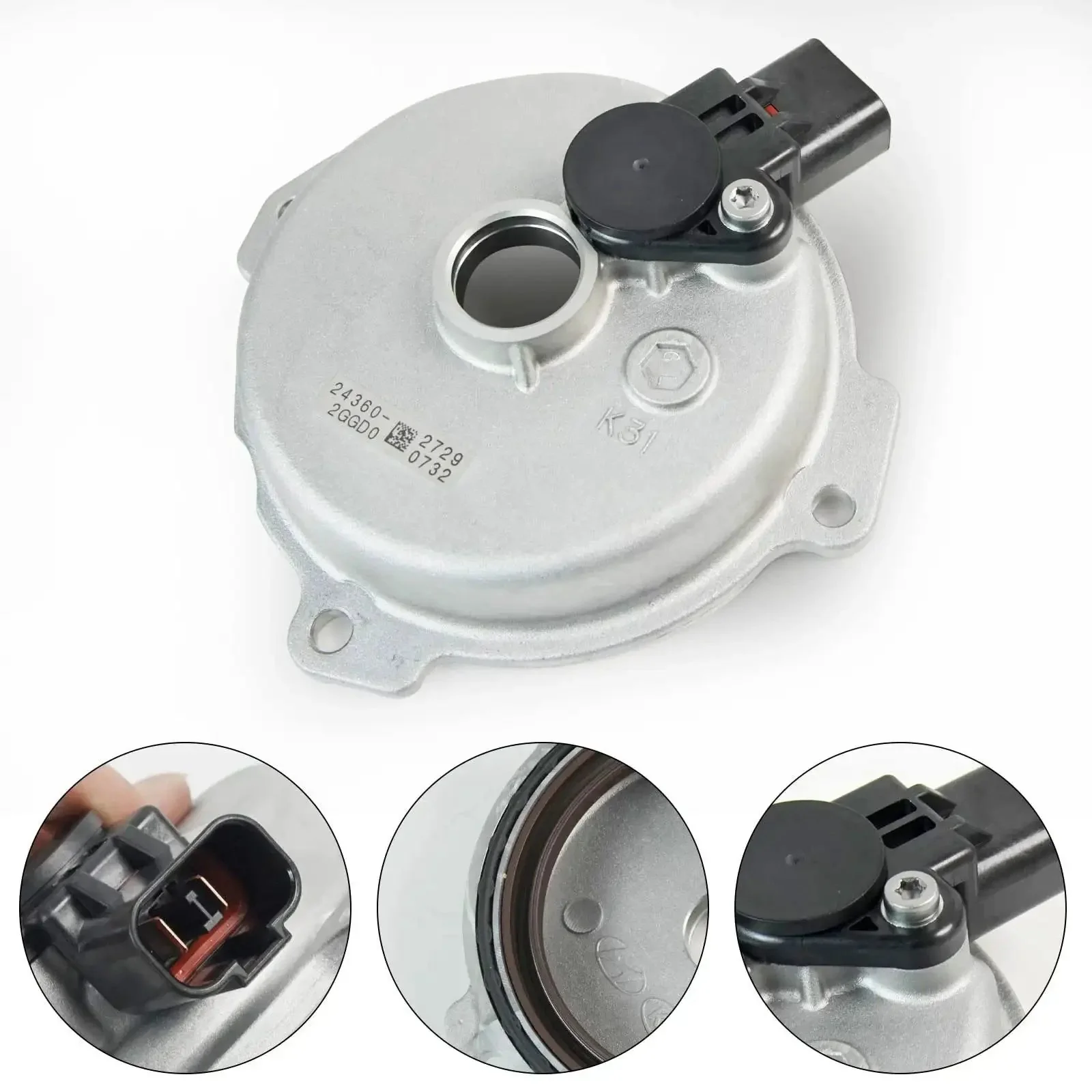 Drop In Engine Variable Timing Solenoid With Sensor For Hyundai And Kia 2015 2016 2017 2018 2019 2020 2021 2.0L 2.4L Engines Replacement Fits Sonata Tucson Santa Fe Sport Santa Fe Veloster N Optima Sorento Sportage Stinger - Image 6