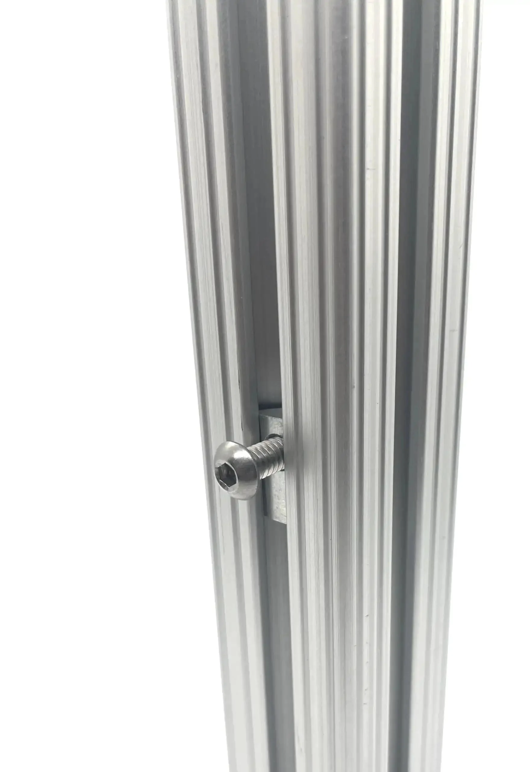 Drop-In T-Nut With Spring Ball Self Aligning 1/4-20 Tap For 15 Series Aluminum Extrusion 24 Pc Pack Designed For 80/20 Profiles T Slot Nut Aluminum Framing Industrial Use Reliable Self Alignment 13037 Silver 1436-24 - Image 3