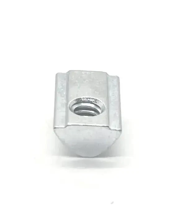 Drop-In T-Nut With Spring Ball Self Aligning 1/4-20 Tap For 15 Series Aluminum Extrusion 24 Pc Pack Designed For 80/20 Profiles T Slot Nut Aluminum Framing Industrial Use Reliable Self Alignment 13037 Silver 1436-24 - Image 4