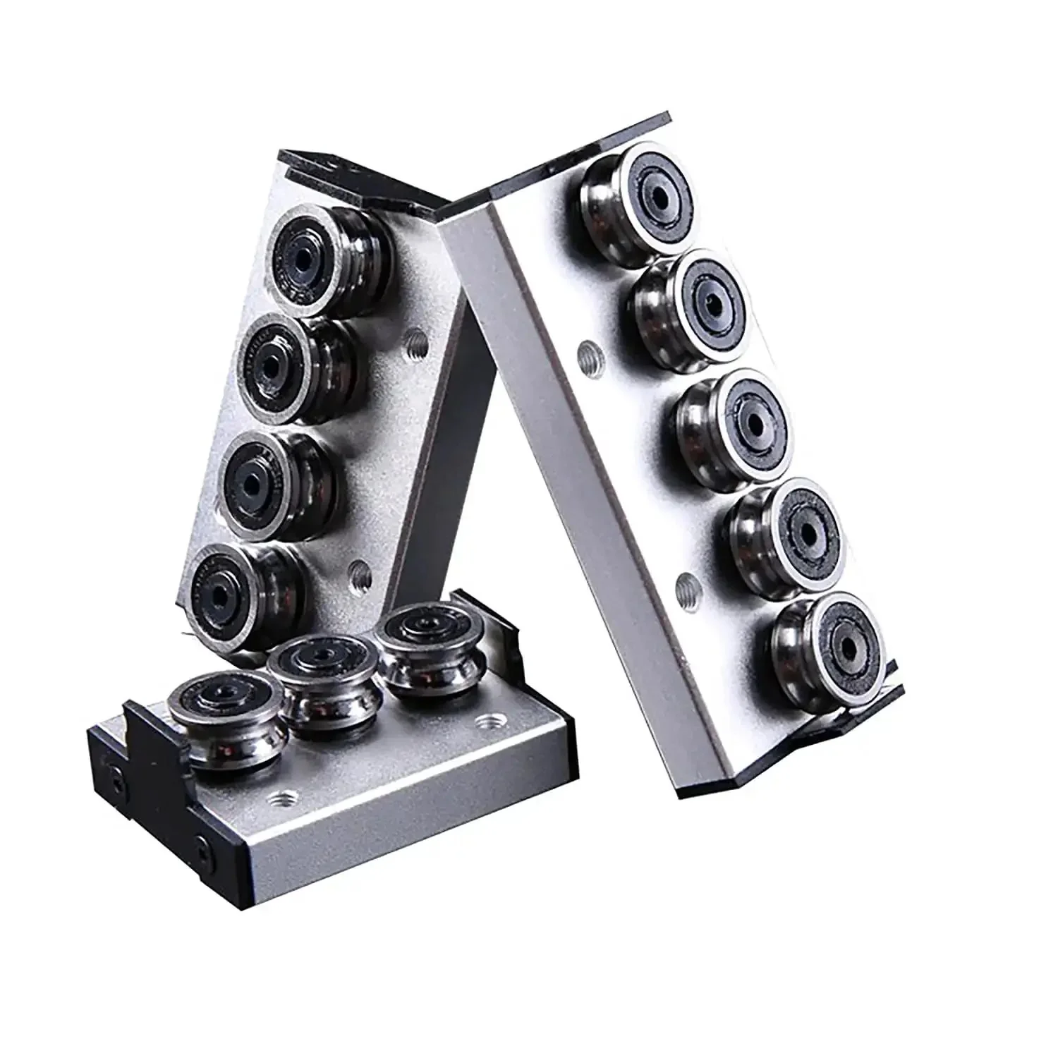 Dual Axis Roller Linear Guide Rail Kit SGR10E 620mm Long Shaft Rail With Two SGB10EUU-5 Bearing Blocks Silver Compact Motion Guide For CNC Hobbyists And DIY Projects Built Tough For Smooth Precise Travel - Image 5