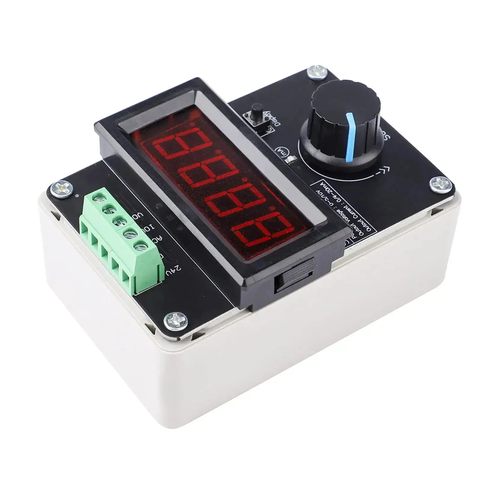 Dual Channel Signal Generator For PLC Panels And LED Testing Adjustable 0/4-20mA Current And 0-10V Voltage Analog Simulator Plug And Play Dial In Control Perfect For Industrial Process Simulation - Image 3