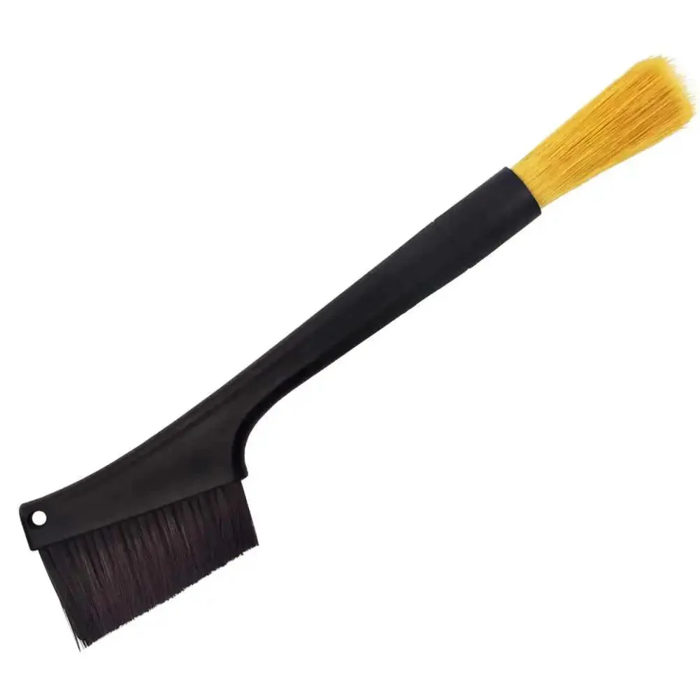 Dual End Coffee Cleaning Brush For Espresso Machines And Home Barista Gear Pro Grade Soft Grinder Brush And Dusting Brush To Wipe Away Ground Coffee Residue Without Damaging Blades