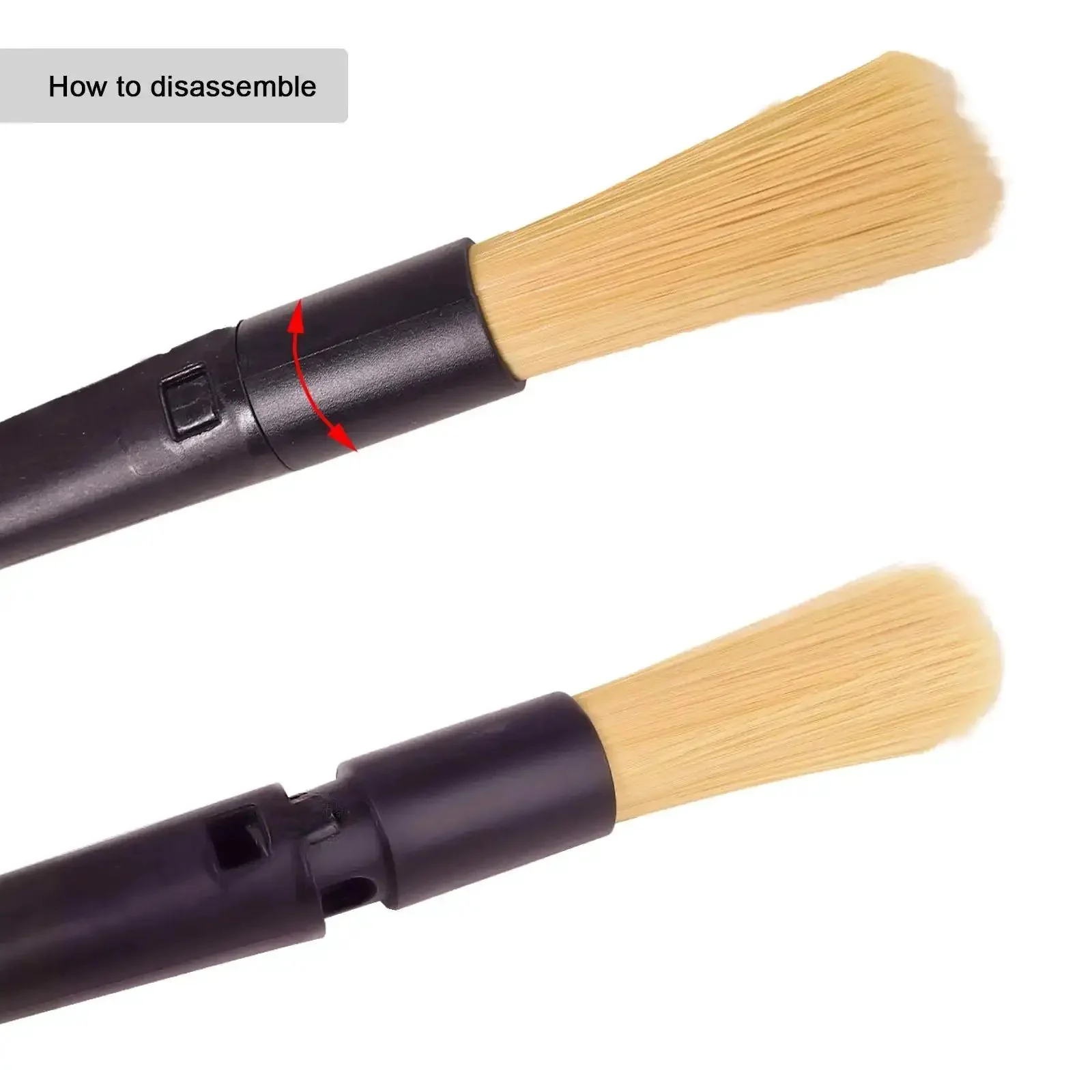 Dual End Coffee Cleaning Brush For Espresso Machines And Home Barista Gear Pro Grade Soft Grinder Brush And Dusting Brush To Wipe Away Ground Coffee Residue Without Damaging Blades - Image 4