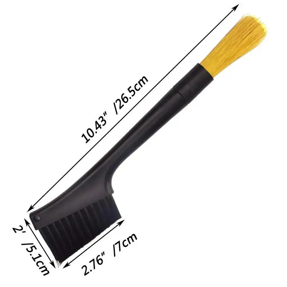 Dual End Coffee Cleaning Brush For Espresso Machines And Home Barista Gear Pro Grade Soft Grinder Brush And Dusting Brush To Wipe Away Ground Coffee Residue Without Damaging Blades - Image 7