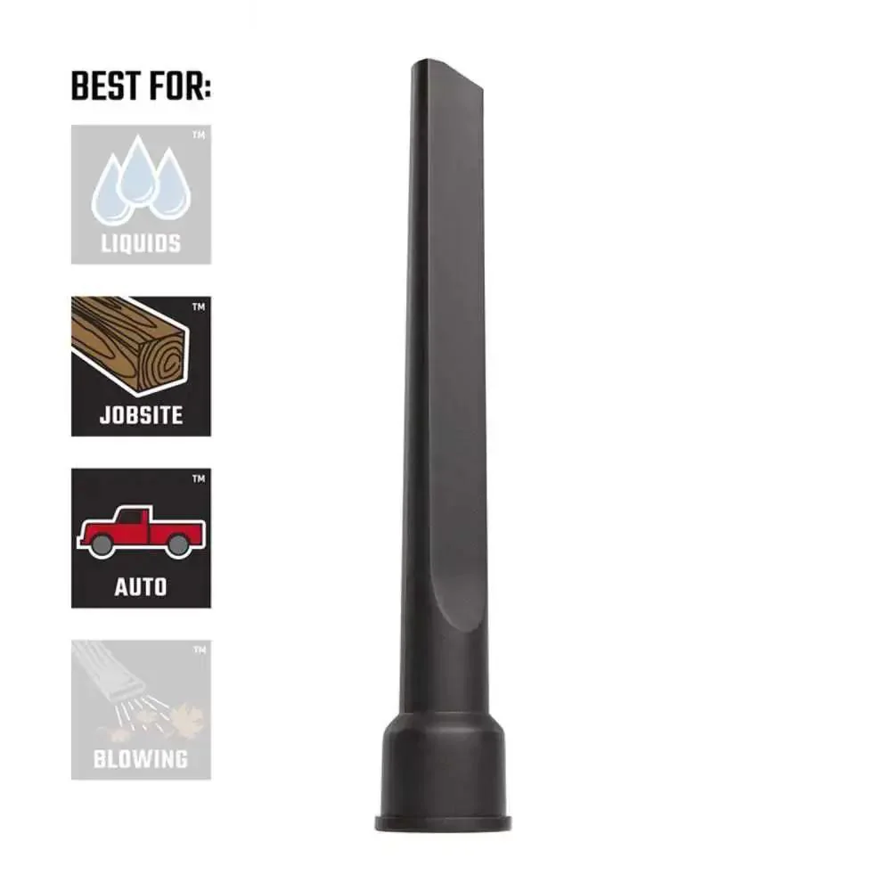 Dual-Fit Crevice Tool For Wet Dry Vacuums Reaches Tight Corners And Car Interior, Narrow Spaces Under Seats And Dash Between Panels, Industrial-Grade Vacuum Attachment Fits 1-1/4 And 1-7/8 Inch Hoses - Image 4