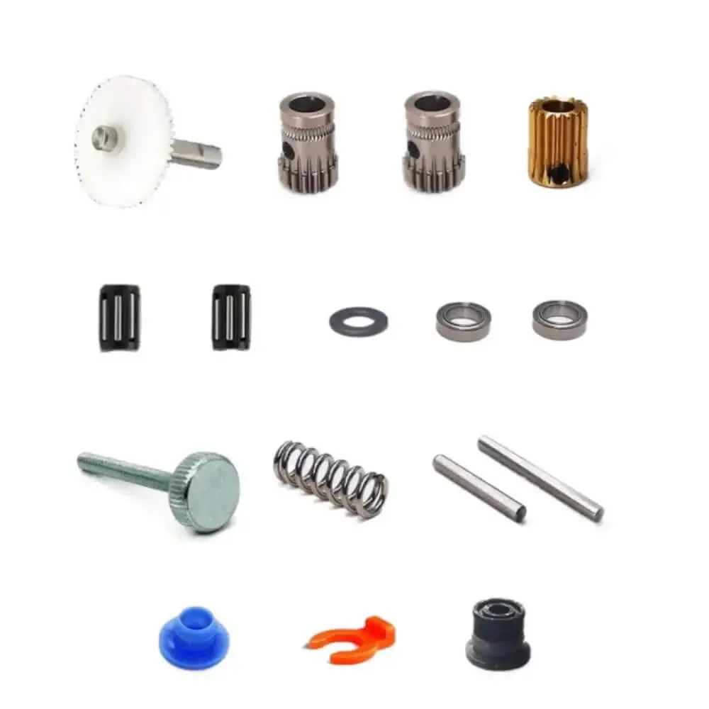 Dual Gear Extruder Hardware Kit For 3D Printer Upgrades Compatible With Two Four BMG Extruder Easy Install High Quality Components Precision Feed Upgrade Your Print Game