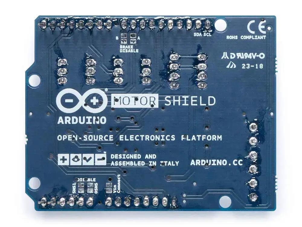 Dual H-Bridge Motor Shield Rev 3 For Four DC Motors Or Two Stepper Motors, 1.2A Per Channel, Integrated Power Supply, Compatible With Popular Microcontroller IDEs, Great For Robotics, Automation, And Maker Projects - Image 2