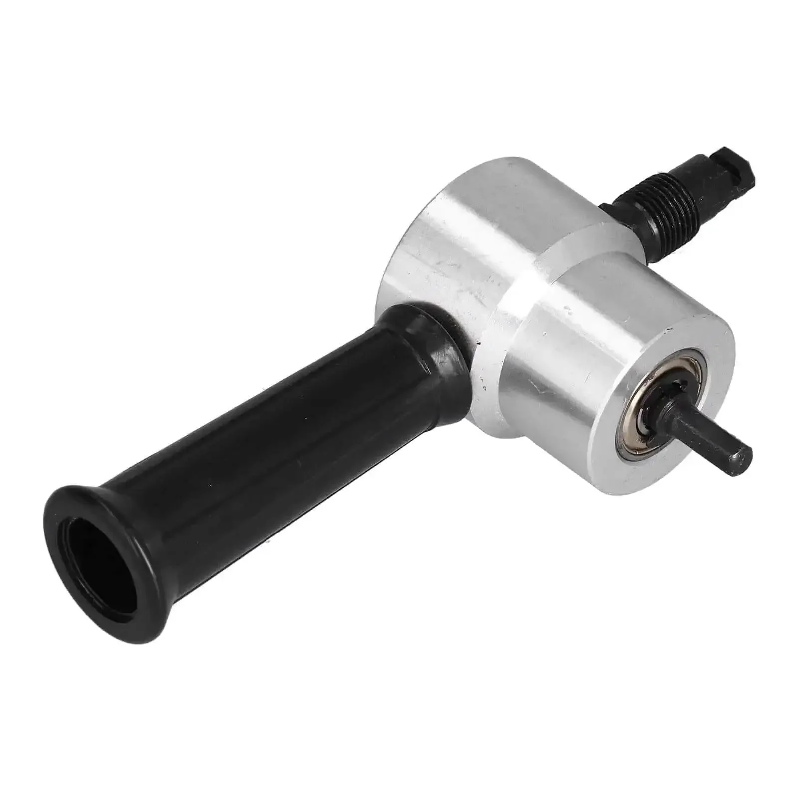 Dual Head Metal Cutter Drill Attachment With High Speed Steel Blades For Precise Circle Cuts On Iron Stainless Steel Copper And Aluminum, 360 Degree Adjustable Handle, Heavy Duty Pro Grade Tool For Straight Lines, Curves And Arcs - Image 3