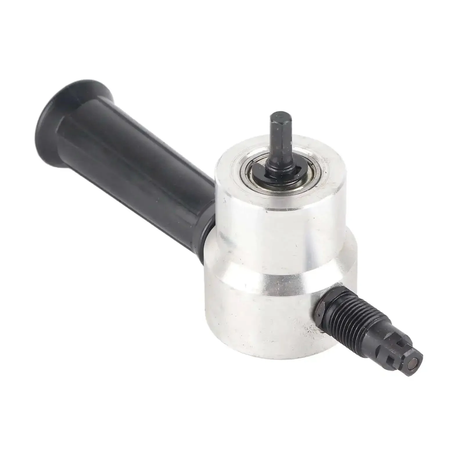Dual Head Metal Sheet Cutter For Circle Cutting And Metal Fabrication, High Speed Steel Nibbler Drill With 360 Degree Rotating Heads, 6mm Hex Shank, 1.8mm Steel Cutting Capacity, Includes Wrench For Quick Setup - Image 9