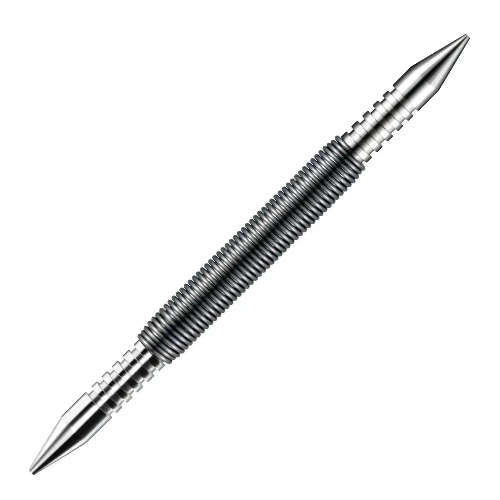 Dual Head Nail Setter With Spring Loaded One Thirty Second Inch And One Sixteenth Inch Sizes Hammerless Nail Punch Tool For Metal Or Wood 3500 PSI Counter Punch For Precise Nail Setting