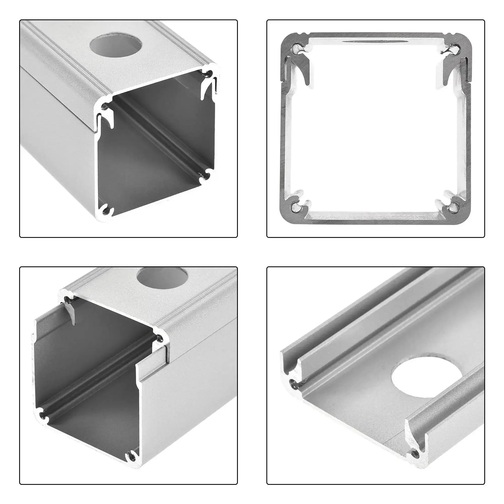 Dual Hole 16mm Aluminum Push Button Station Box With PG7 Cable Gland Heavy Duty Enclosure For DIY Electrical Projects Featuring Two Button Holes Durable Construction Easy Cable Entry Secure Mounting And Industrial Style - Image 4