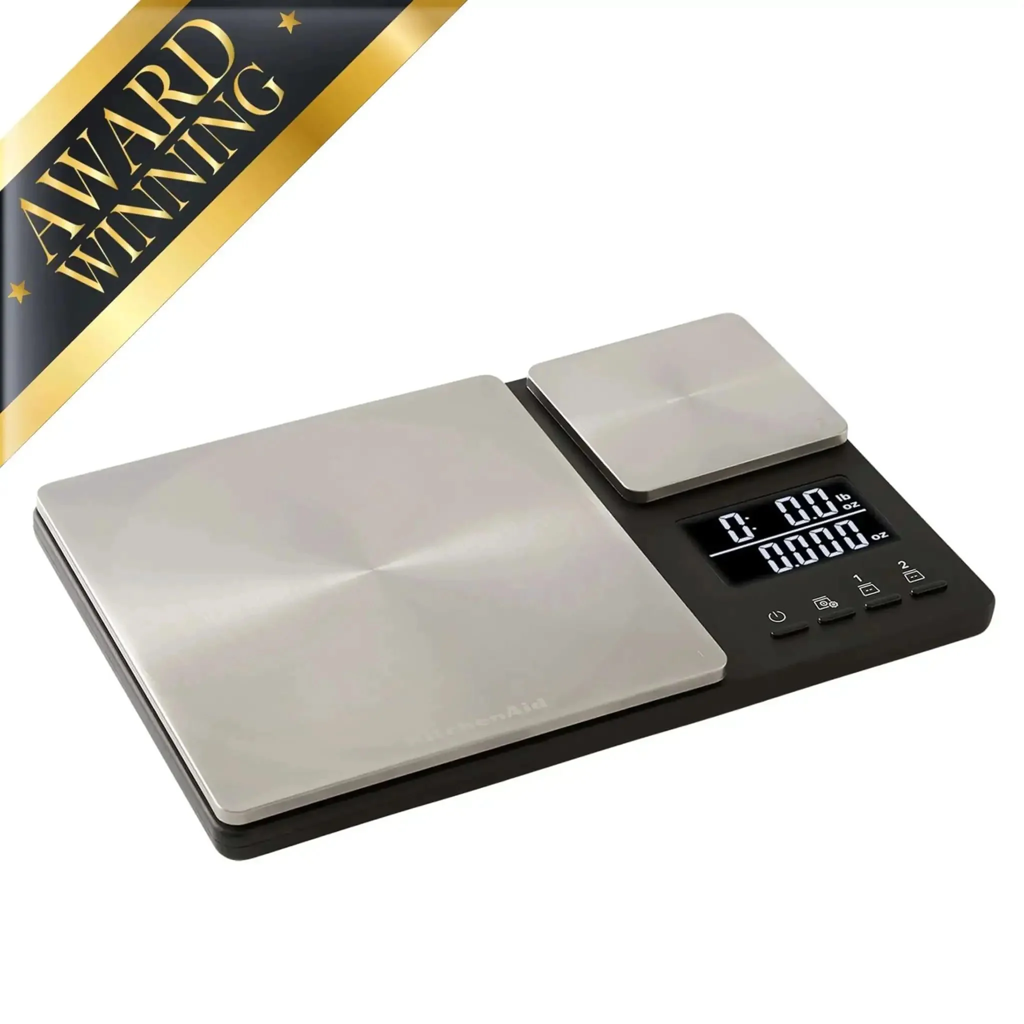 Dual Platform Digital Kitchen Scale For Home Chefs With 11 Lb And 16 Oz Capacity, Precise 0.1 Oz And 0.001 Oz Increments, 5000 G And 500 G Metrics, Stainless Steel Surface And Backlit LCD Readout - Image 12