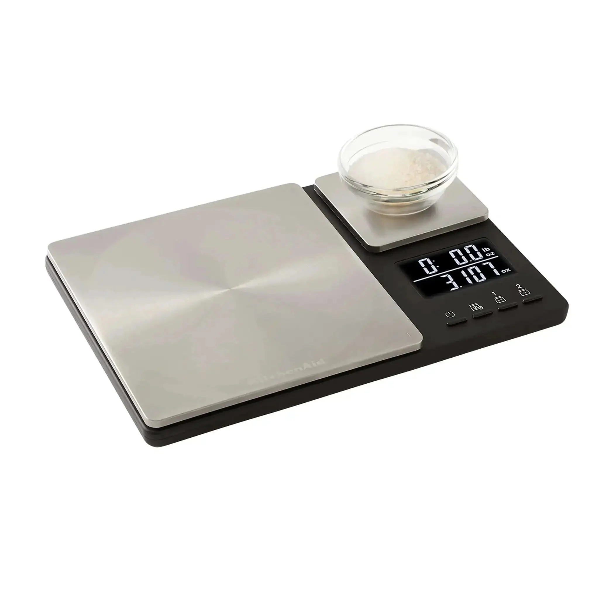 Dual Platform Digital Kitchen Scale For Home Chefs With 11 Lb And 16 Oz Capacity, Precise 0.1 Oz And 0.001 Oz Increments, 5000 G And 500 G Metrics, Stainless Steel Surface And Backlit LCD Readout - Image 7