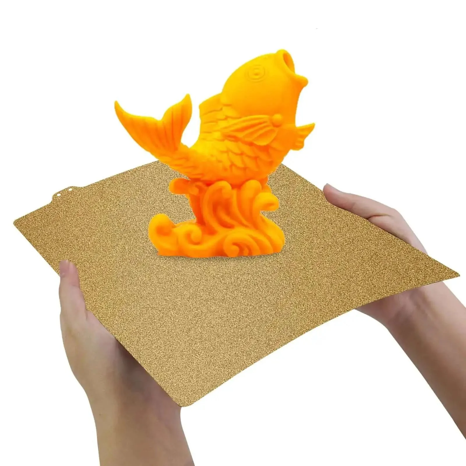 Dual Sided Textured PEI Printing Bed For 3D Printers 235x235mm With Frosted PEI Surface Grips Like A Champ On Ender 3 Pro Ender 3 V2 Ender 3 Ender 5 Series CR20 CP01 No Magnetic Bottom Sheet Included - Image 6