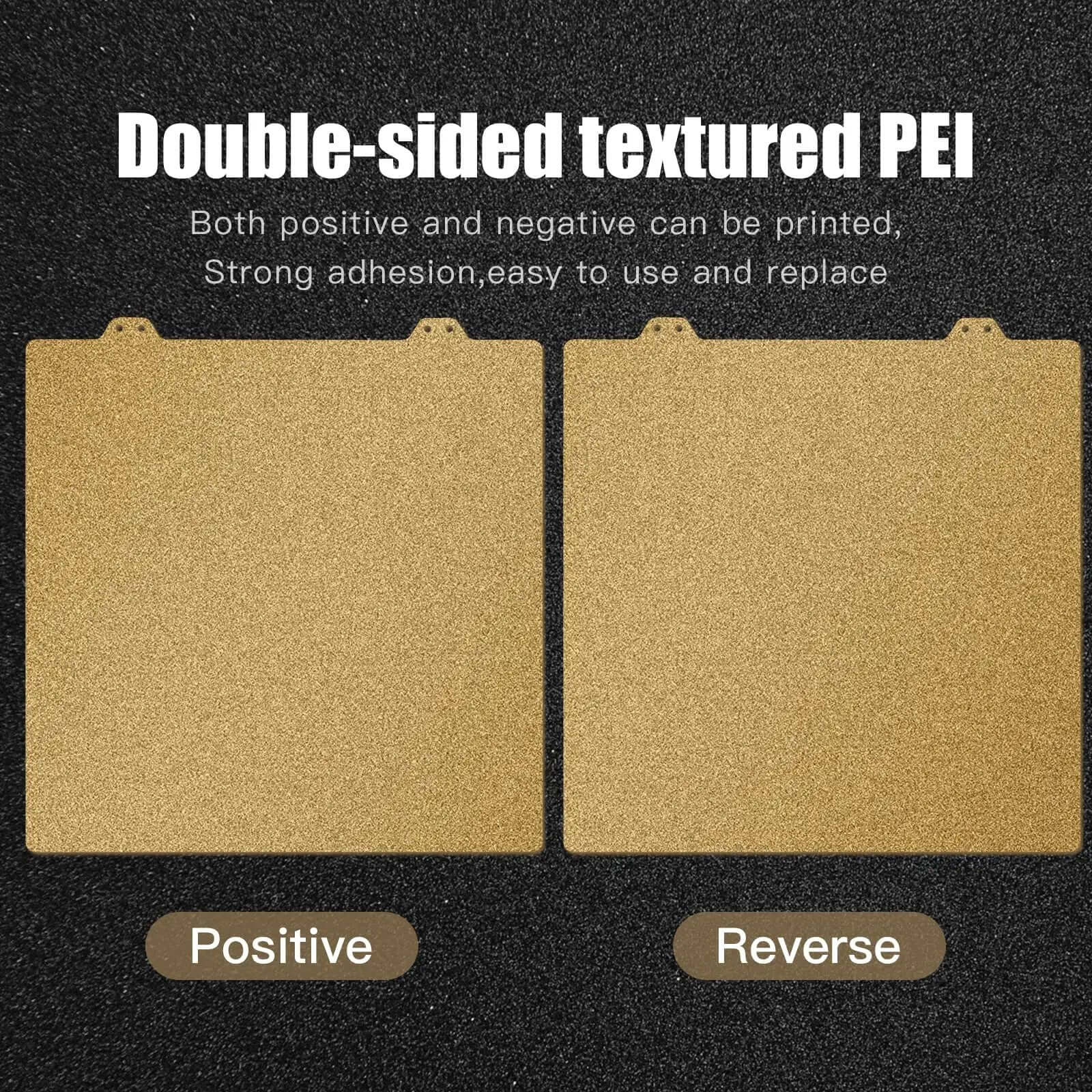 Dual Sided Textured PEI Printing Bed For 3D Printers 235x235mm With Frosted PEI Surface Grips Like A Champ On Ender 3 Pro Ender 3 V2 Ender 3 Ender 5 Series CR20 CP01 No Magnetic Bottom Sheet Included - Image 7