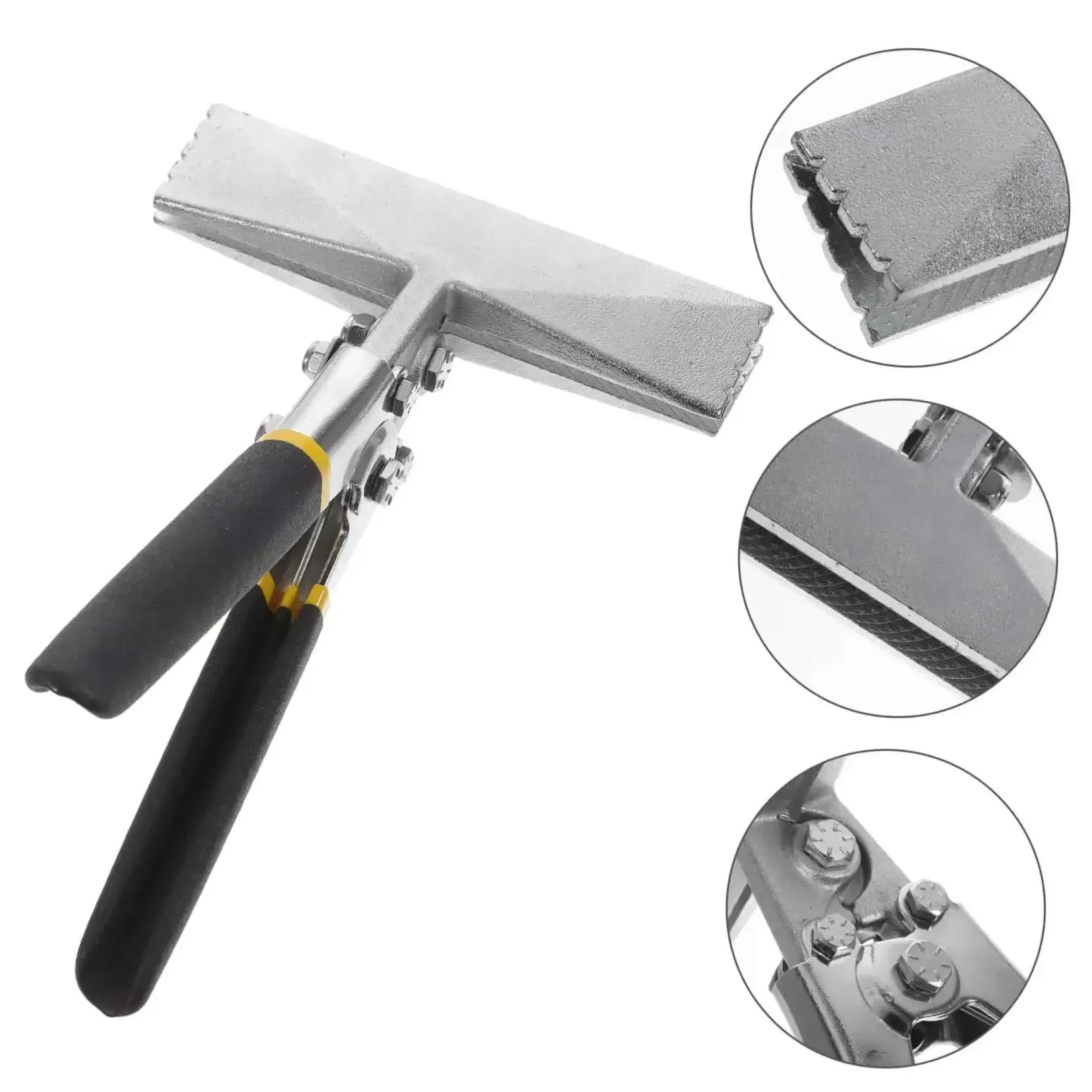 Duckbill Pliers Manual Metal Bender For Sheet Metal Roofing Nonslip Jaws Marked Quarter Inch Guides For Precise Clamping Seam And Flat Metal Tool For DIY Roofing And Metalwork - Image 3