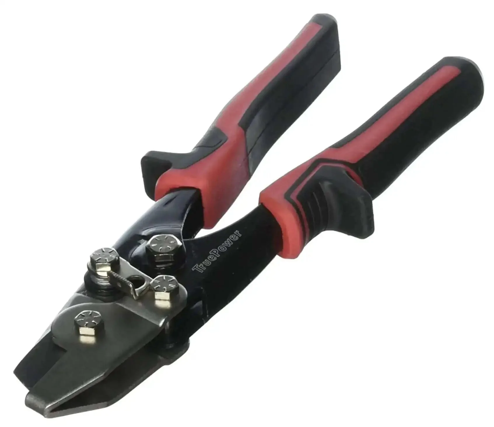 Duct Notcher Tool For HVAC Work 9 Inch Handy Hand Notcher Delivers Fast Precise Three Quarters Of An Inch Depth On The Job Durable Black And Red Finish Essential Tool For Duct Fittings And Air Duct Cutting - Image 2