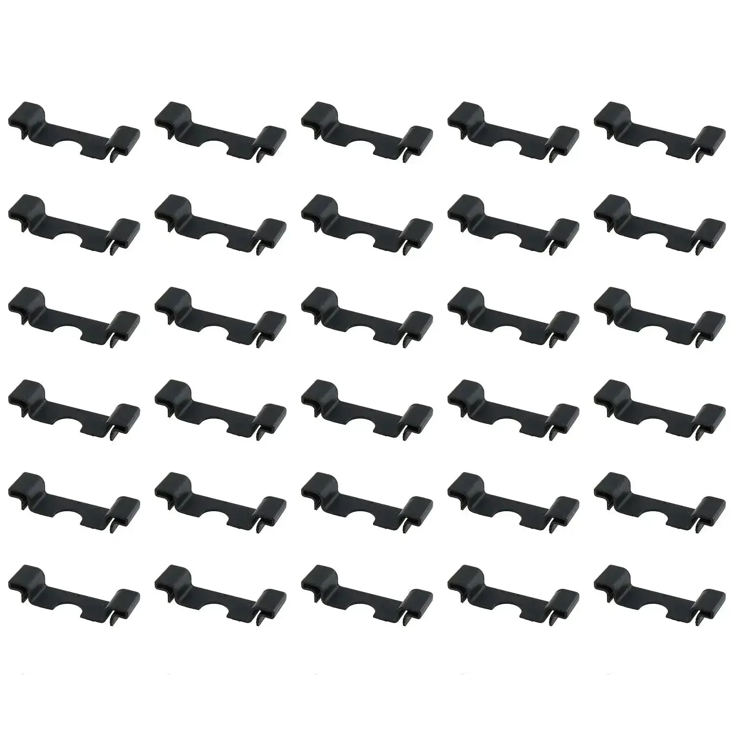 Durable 35mm DIN Rail End Cap Protector Covers For Terminal Blocks, Black Plastic End Mount, Clamp Style, Insulating And Impact Resistant, Eco Friendly Materials, Fits 35mm Rails, 30 Pack Must Have For Fast, Easy Installation