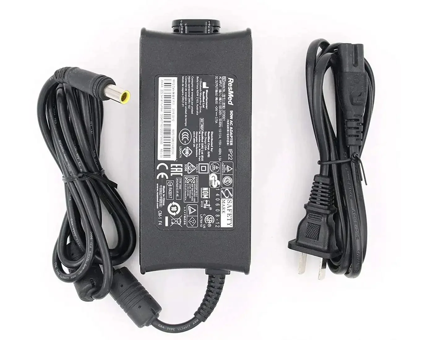 Durable 90W AC DC Power Adapter For S10 Series CPAP Machines AirSense 10 AirCurve 10 BiPAP Replacement Charger Cord With Universal Compatibility And Safe Overload Protection