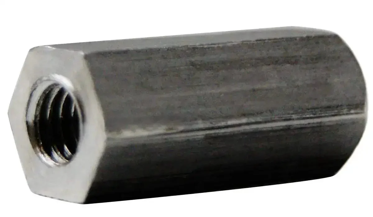 Durable Aluminum Female Threaded Hex Standoff, 1/4 Inch Hex Size, 1/2 Inch Length, 6-32 Thread, Black, Pack Of 25, Standoff Spacer For Electronics And DIY Projects