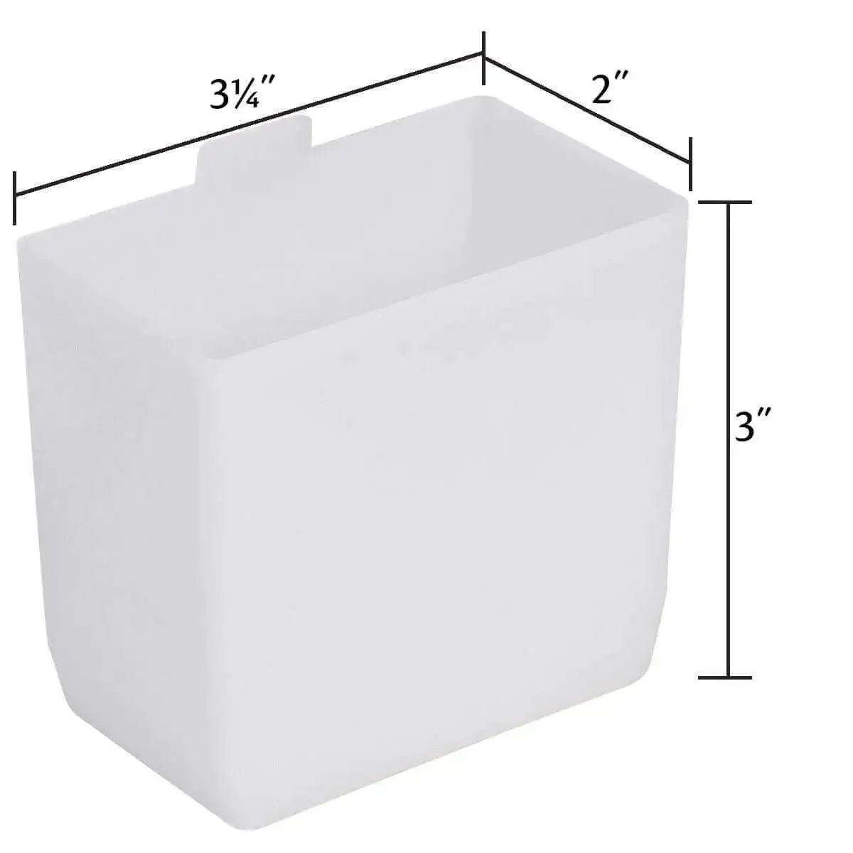 Durable Plastic Bin Cup Storage For Sorting Small Parts In Shelf Bins Two Inch By Three And One Quarter Inch By Three Inch White Case Of 48 Great For Nuts Bolts Screws Washers Office Crafts And LEGO Sorting - Image 14