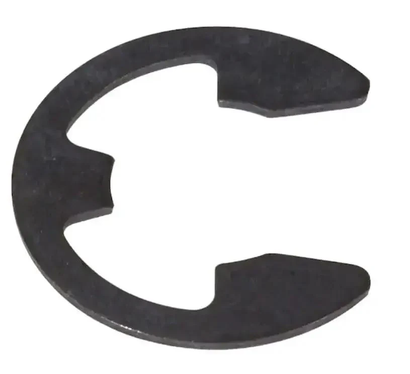 Durable Spring Steel E Clips With Black Oxide Finish For Secure Shaft Retention Five Eighth Inch Size Built To Last Heavy Duty Retaining Rings For Automotive And Machinery Easy No Fuss Install