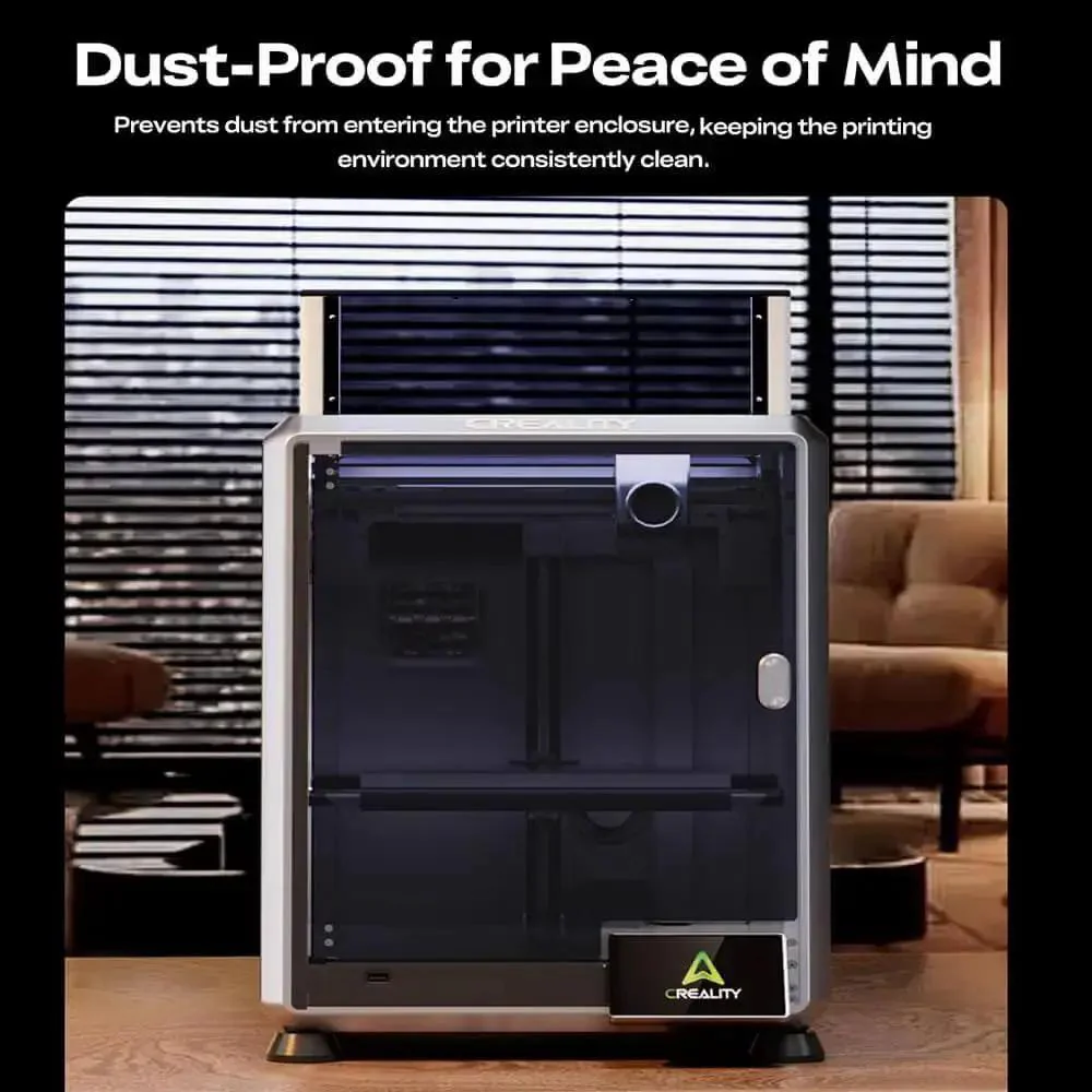Dustproof 3D Printer Enclosure For K1 SE And K2 SE, Constant Temperature For Stable Prints, Quiet Operation, ABS And PETG Filament Friendly, Protective Tent Cover To Boost Print Quality - Image 5