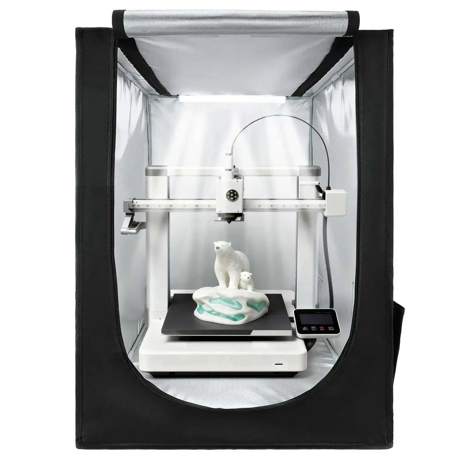 Dustproof Waterproof 3D Printer Enclosure With Oxford Cloth Tent Constant Temperature Protective Case And LED Lighting Keeps Prints Precise And Reduces Warping Compatible With Creality ELEGOO Anycubic And More