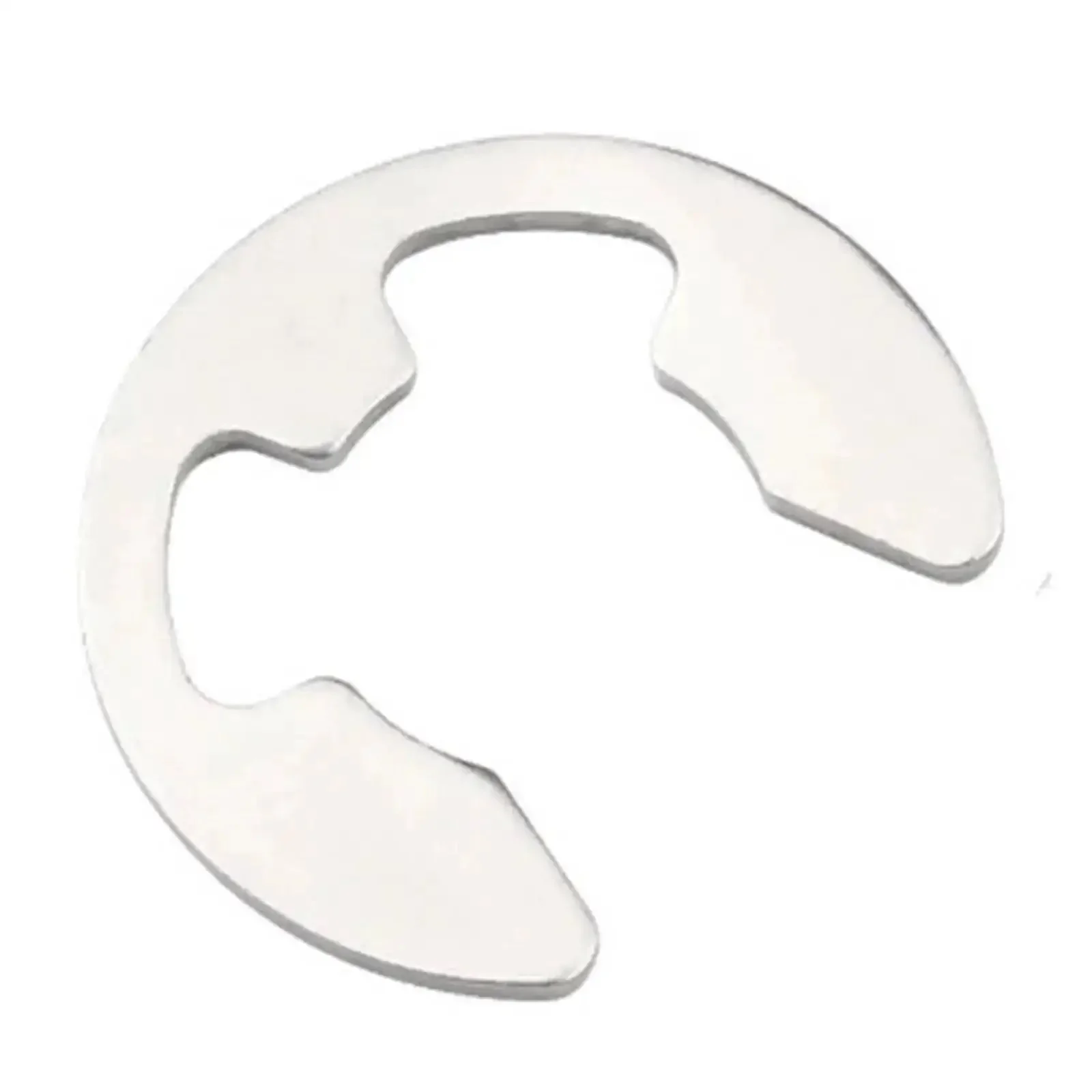 E Clip Retaining Ring Kit 100 Pcs 304 Stainless Steel External E Clips Assortment Set M1.2 To M15 Metric Circlips E Rings For Mechanical Assemblies Easy Install With Tapered Design High Strength