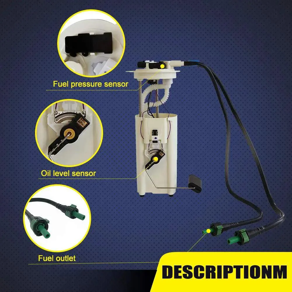E3507M Fuel Pump Assembly For 2000 To 2005 Chevy Cavalier, 2000 To 2003 Malibu, 2004 To 2005 Chevy Classic, 2000 To 2004 Oldsmobile Alero, And 2000 To 2005 Pontiac Grand Am And Sunfire Replacement - Image 4