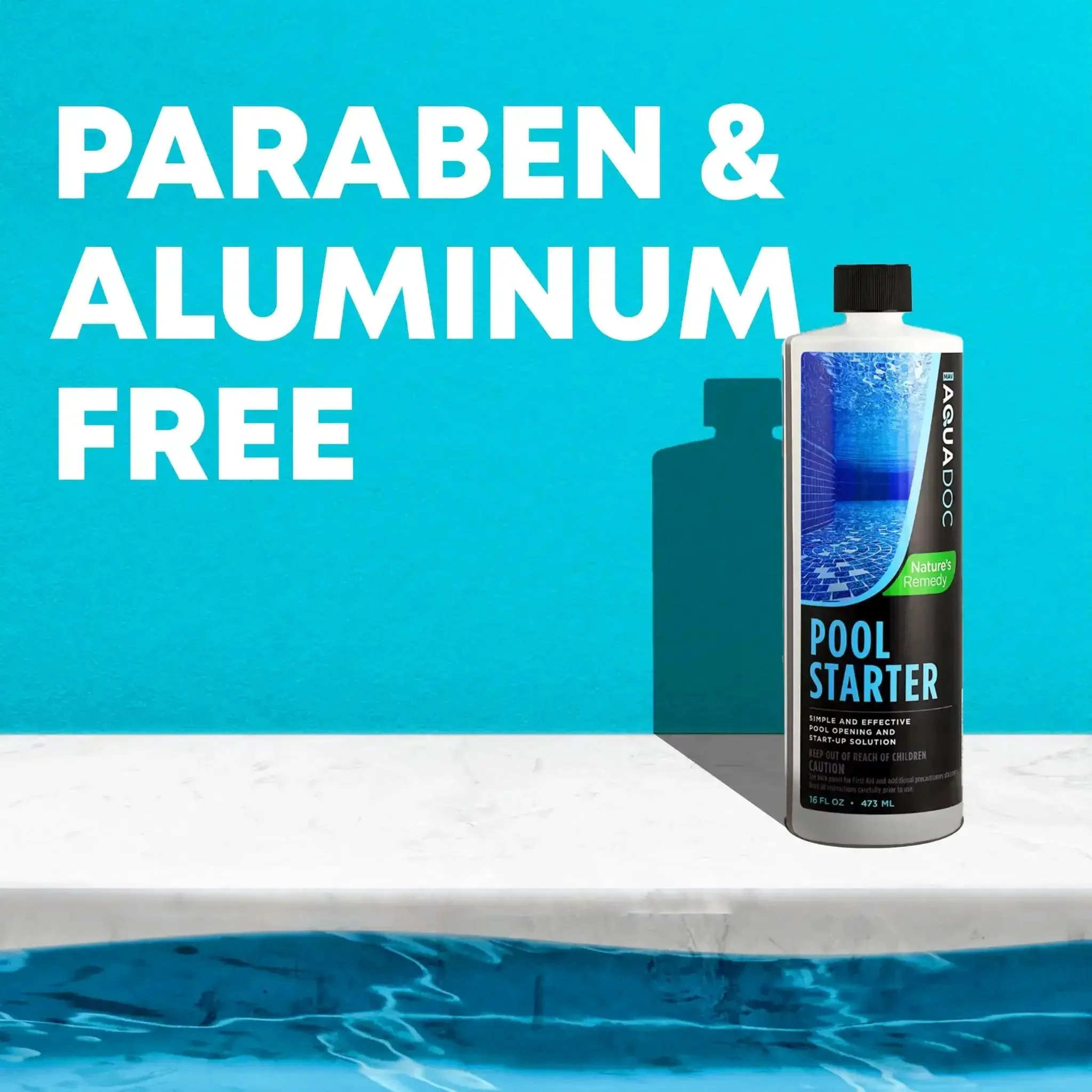 Easy Breezy Pool Opening Kit With 16oz Enzyme Opener For Up To 15,000 Gallons, Works For Above Ground And Inground Pools, Fast Start Starter Set, No Fuss Made In USA Pool Chemicals - Image 4