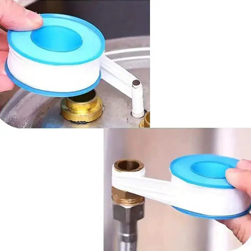 Easy Install PTFE Thread Sealing Tape For Shower Heads And Plumbing Fittings, Flexible White Sealant Tape For Leakproof Threads, Smooth Wrap, Indoor Outdoor Use, Compatible With Common Pipe Threads, DIY Friendly Home Repair Must Have - Image 3